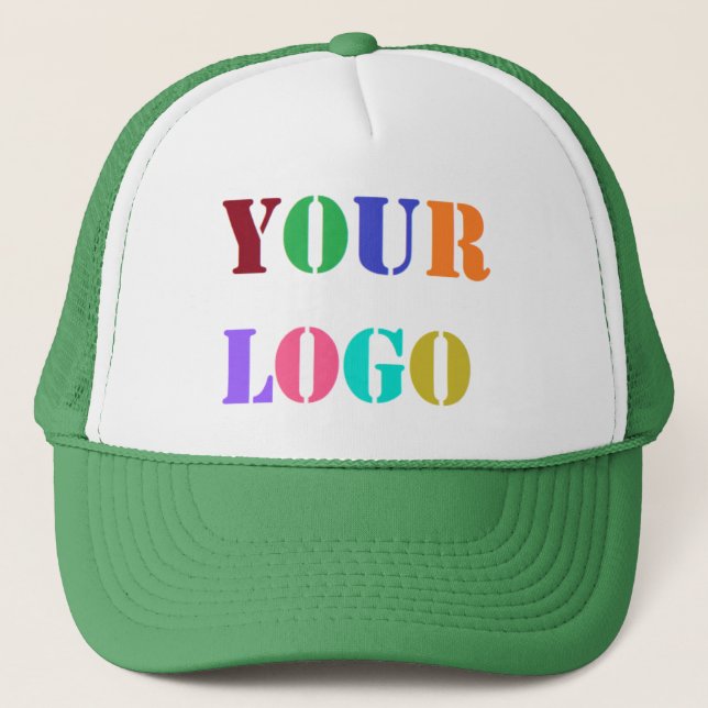 Custom Logo Photo Promotional Business Trucker Hat (Front)