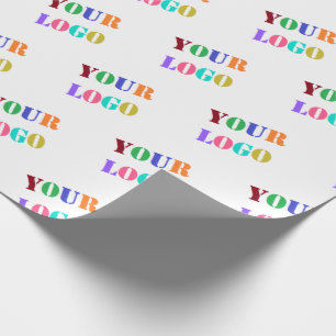 Custom Logo Photo Promotional Personalised Modern  Wrapping Paper