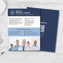 Custom Logo Photo QR Healthcare Clinic Doctor