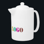 Custom Logo Photo Teapot Your Business Promotional<br><div class="desc">Your Logo or Photo / Text Business Promotional Personalised Gift - Make Unique Your Own Design - Add Your Logo / Image / Text / more - Resize and move or remove and add elements / image with Customisation tool. Choose / add your favourite background / text colours ! Please...</div>