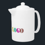 Custom Logo Photo Teapot Your Business Promotional<br><div class="desc">Your Logo or Photo / Text Business Promotional Personalised Gift - Make Unique Your Own Design - Add Your Logo / Image / Text / more - Resize and move or remove and add elements / image with Customisation tool. Choose / add your favourite background / text colours ! Please...</div>