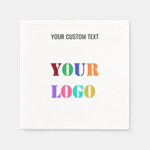 Custom Logo Photo Text Napkins Promotional Company