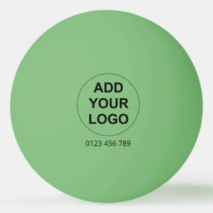 Custom Logo Ping Pong Ball - Green