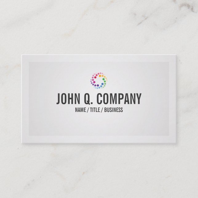 Custom Logo Professional Business Card (Front)
