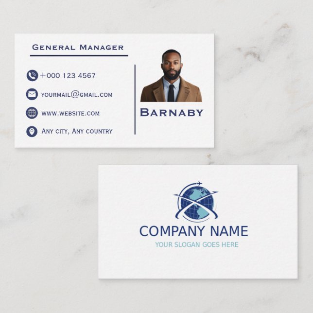 Custom Logo Professional Business Card Corporate (Front/Back)