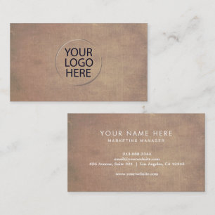 Custom Logo    professional Kraft paper  Business Card