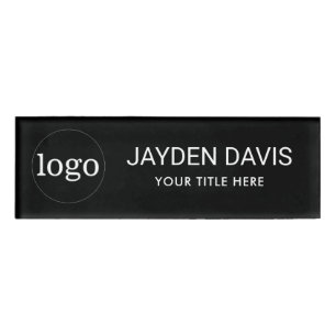 Custom logo professional magnetic name tags