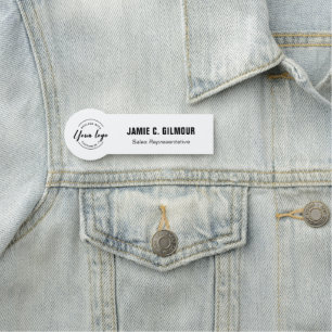 Custom Logo Professional Sales Representative Name Tag
