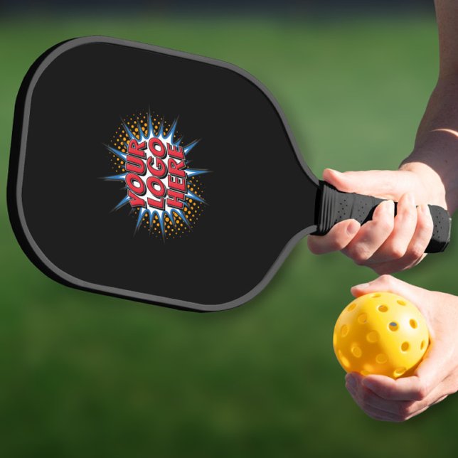 Custom Logo Promotional Black Pickleball Paddle (Creator Uploaded)