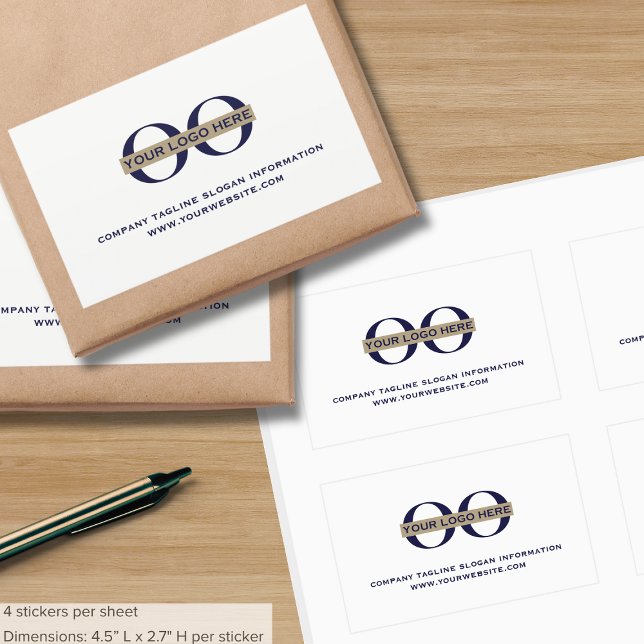 Custom Logo Promotional Business Labels (Creator Uploaded)