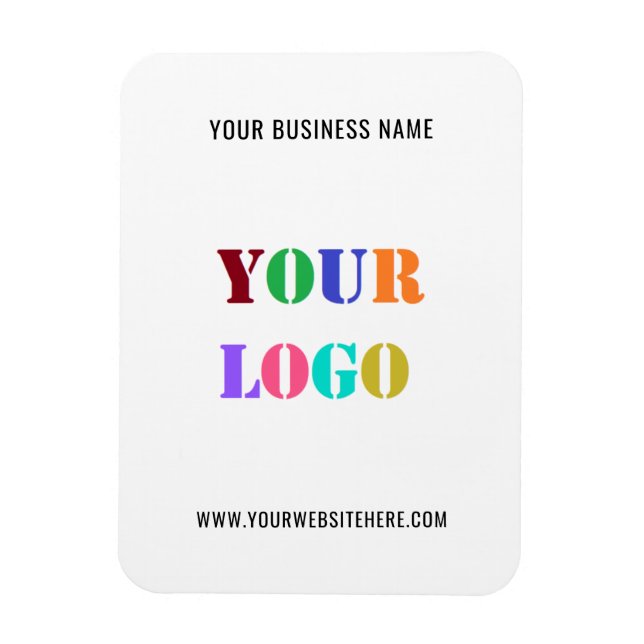 Custom Logo Promotional Business Magnet (Vertical)