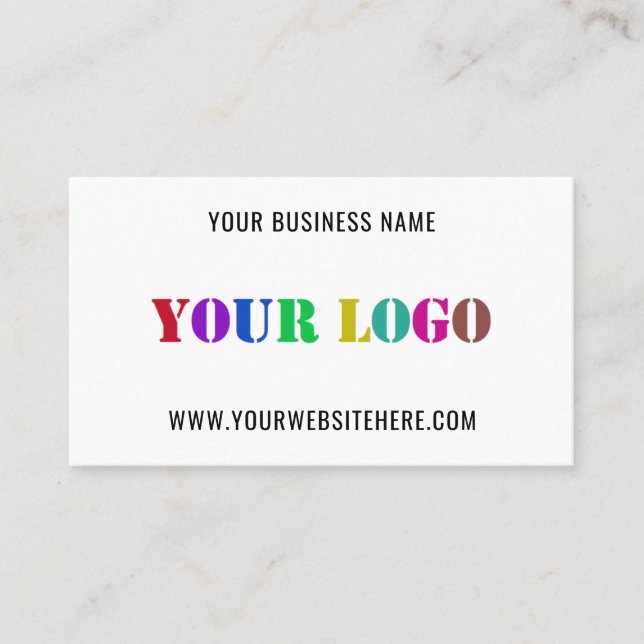 Custom Logo Promotional Business Personalised Calling Card (Front)