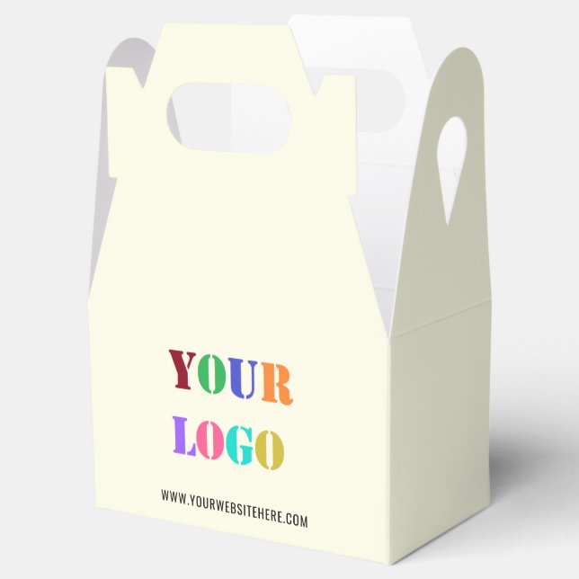 Custom Logo Promotional Business Personalised - Favour Box (Opened)