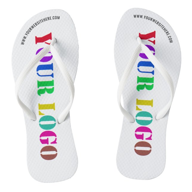 Custom Logo Promotional Business Personalised Flip Flops (Footbed)