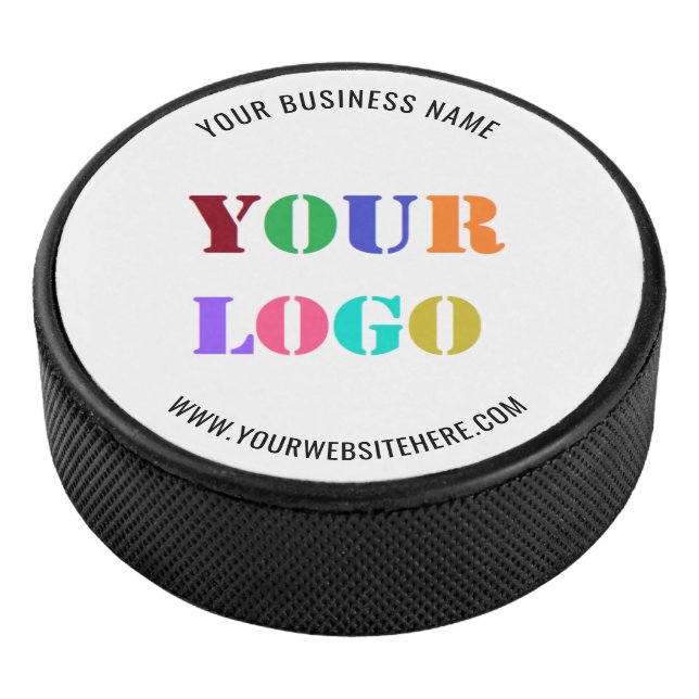 Custom Logo Promotional Business Personalised - Hockey Puck (3/4)
