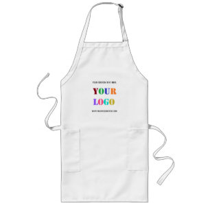 Custom Logo Promotional Business Personalised Long Apron