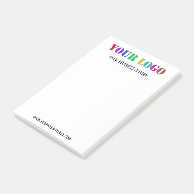 Custom Logo Promotional Business Personalised  Post-it Notes (Angled)