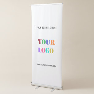 Custom Logo Promotional Business Personalised - Retractable Banner