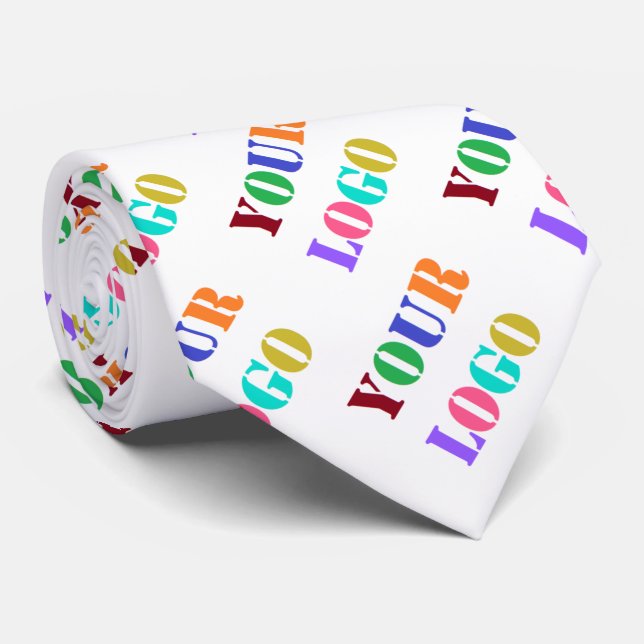 Custom Logo Promotional Business Personalised  Tie (Rolled)