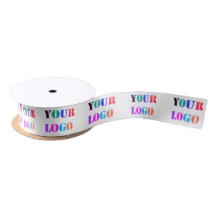 Custom Logo Promotional Business Personalised Your Satin Ribbon