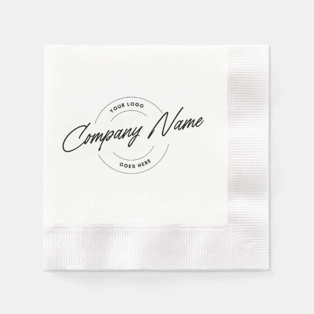 Custom Logo Promotional Business Supply Napkin (Front)