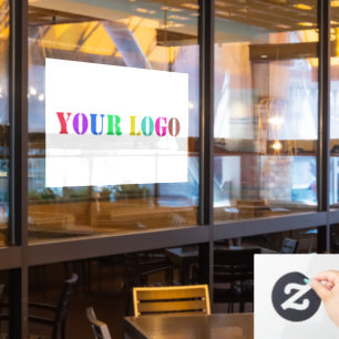 Custom Logo Promotional Business Window Cling