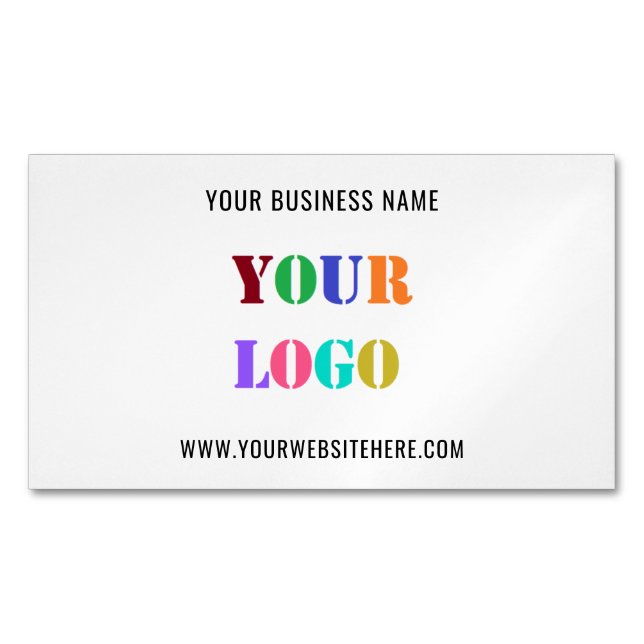 Custom Logo Promotional Company Personalised Magnetic Business Card (Front)