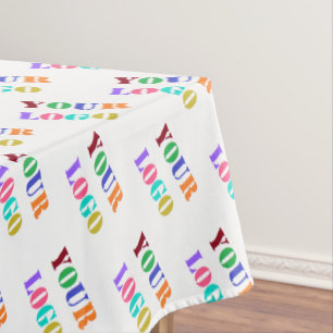 Custom Logo Promotional Tablecloth - Your Colours