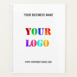 Custom Logo Promotional Your Business Personalised Planner<br><div class="desc">Custom Logo and Text Promotional Business Personalised - Add Your Logo / Image and Text / Information - Resize and move or remove and add elements / text with customisation tool. Choose / add your favourite background and text colours. You can also transfer this designs to more than 1000 Zazzle...</div>