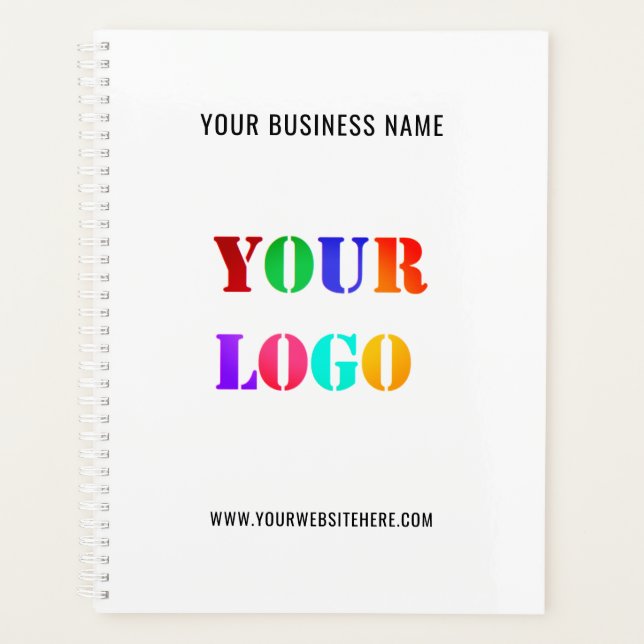 Custom Logo Promotional Your Business Personalised Planner (Front)