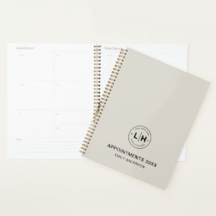 Custom Logo QR Business Appointments Planner