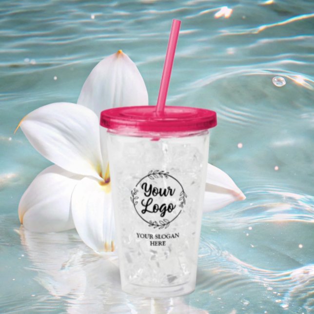 Custom Logo qr code  Acrylic Tumbler (Creator Uploaded)