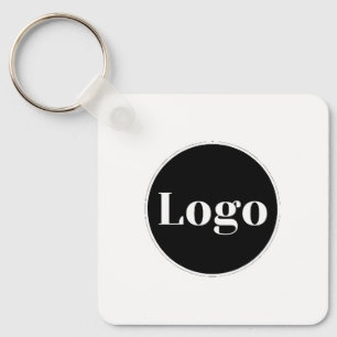Custom Logo  Qr Code and Text Double sided  Key Ring