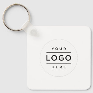 Custom Logo & QR Code Business Key Ring