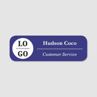 Custom Logo Resort Employee Magnetic  Name Tag
