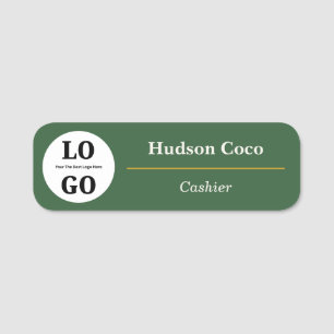 Custom Logo Retail Staff Magnetic Name Tag
