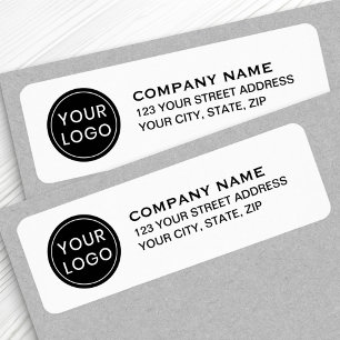 Custom logo return address