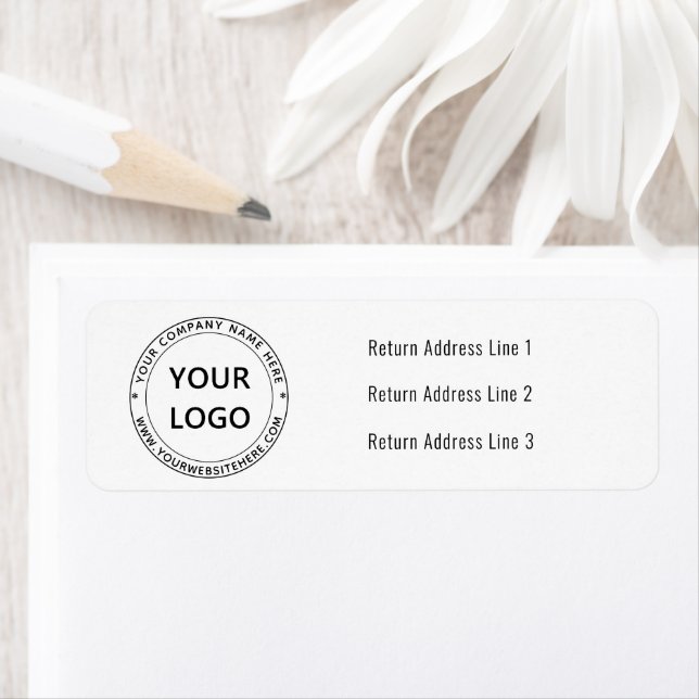 Custom Logo Return Address Business Personalised - (Insitu)