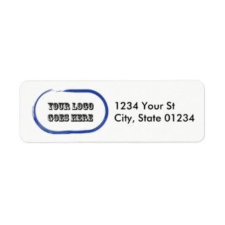 Custom Logo Return Address Labels