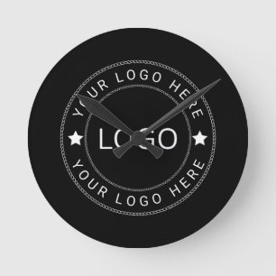 Custom Logo Round Clock