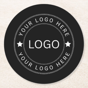 Custom Logo Round Paper Coaster