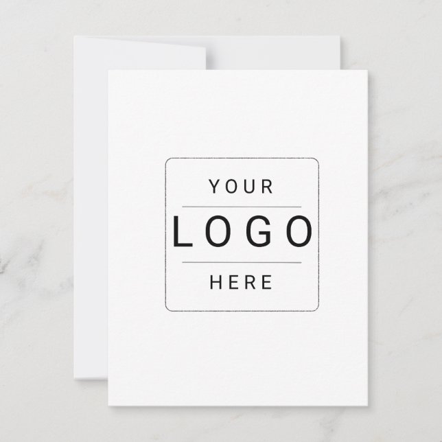Custom Logo RSVP Card (Front)