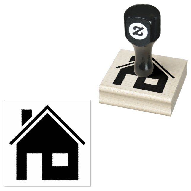 Custom Logo Rubber Stamp Personalised (Stamped)