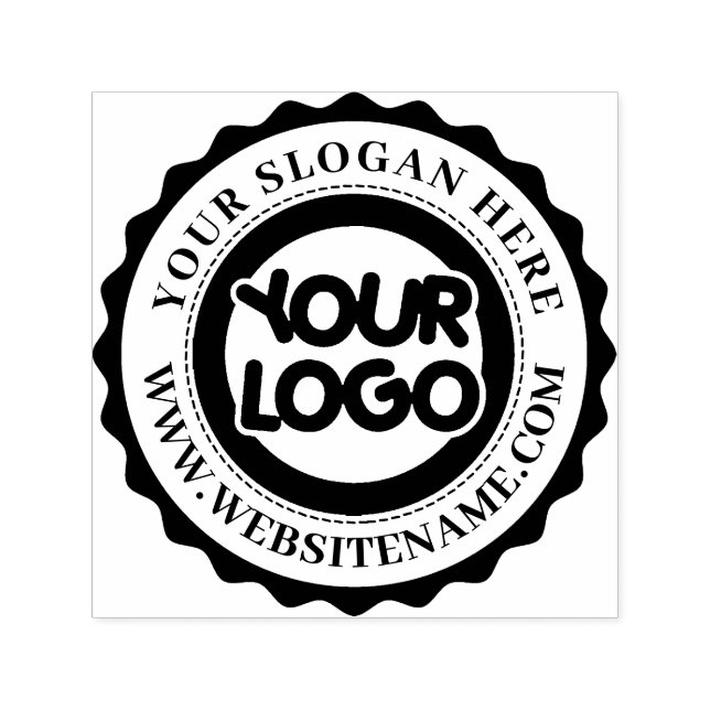 Custom Logo Rubber Stamp – Personalised (Design)