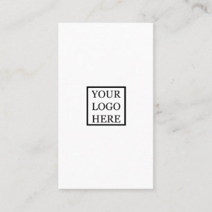Custom Logo Simple Minimalist Professional Business Card