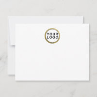 Custom Logo Simple Note Card