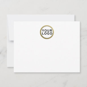 Custom Logo Simple Note Card