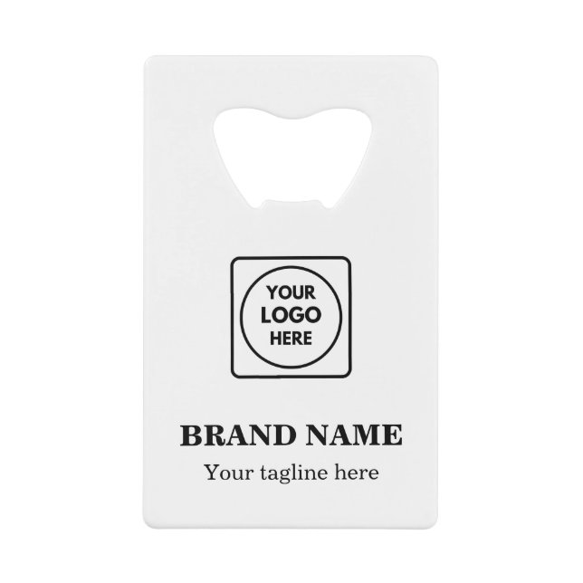 Custom Logo & Slogan Business Credit Card Design (Front)