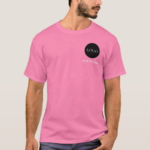 Custom Logo small Business for Employee Branding T-Shirt