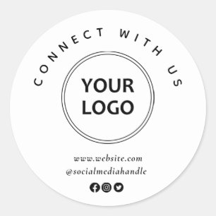 custom logo social media business label
